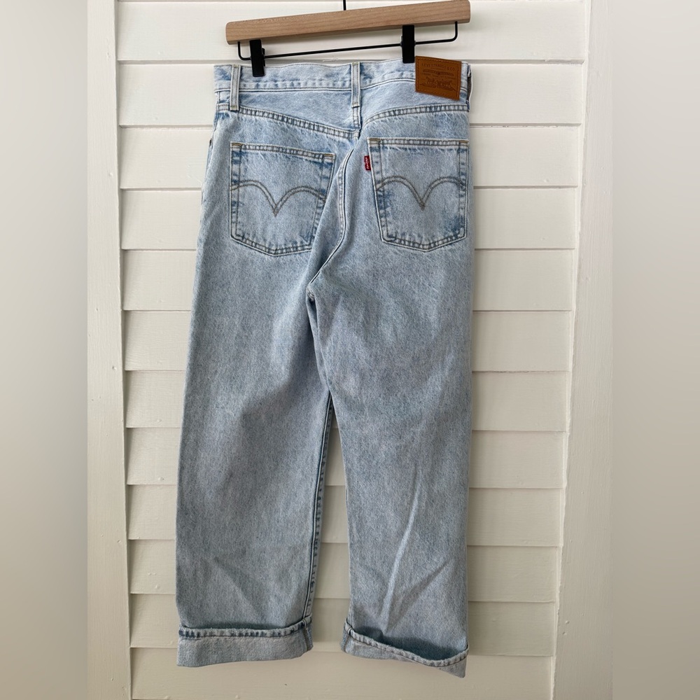 Levi’s | Ribcage Straight Ankle Jeans Light Wash Size 29 High Rise - Picture 2 of 9